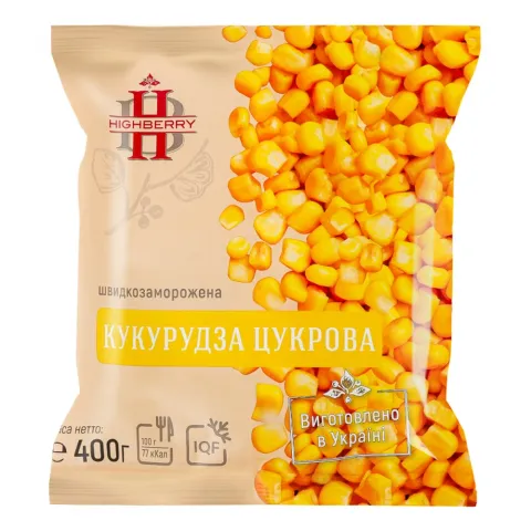 Св морож Кукурудза Highberry 400 г цукрова