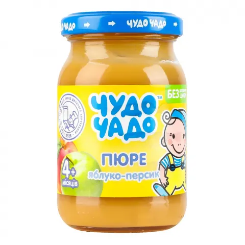 Пюре Чудо-Чадо 170 г з персиків та яблук