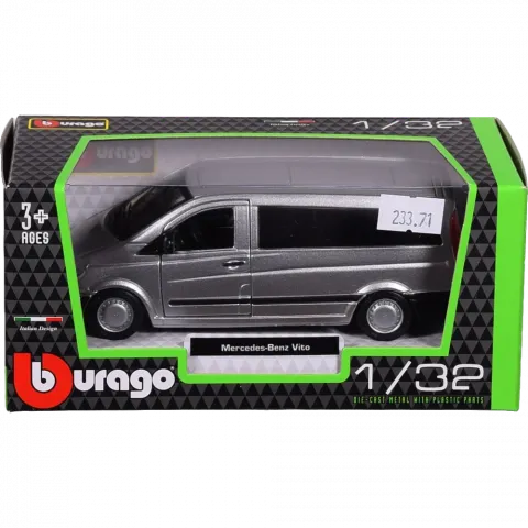 Іграшка Автомодель Mercedes Benz VITO асорті сріблястий чорний 1:32 18 43028