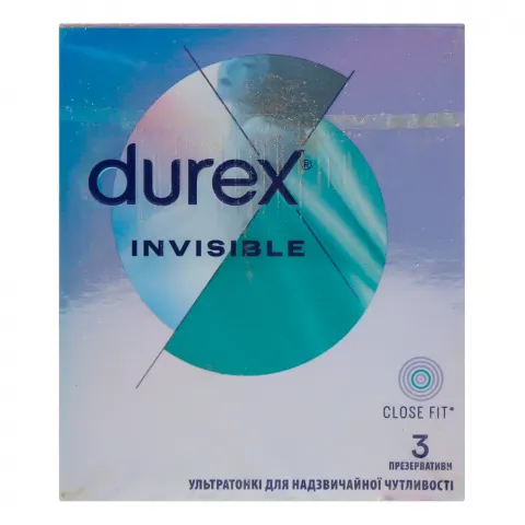 Презервативи Durex 3 Invisible