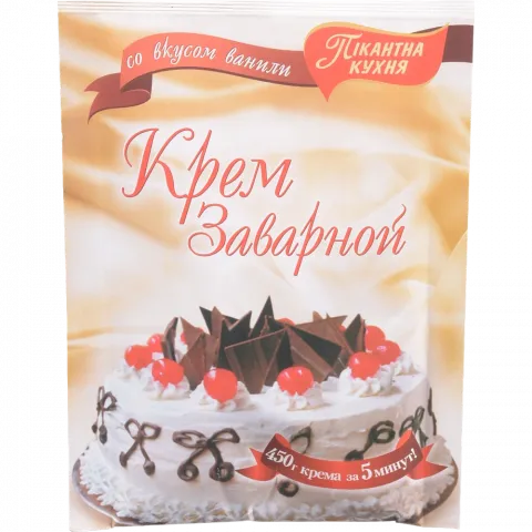 Крем заварний Пікантна Кухня 80 г ванільно-вершковий