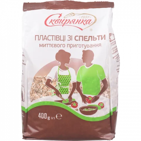 Пластівці Сквирянка 400 г пшеничні зі спельти