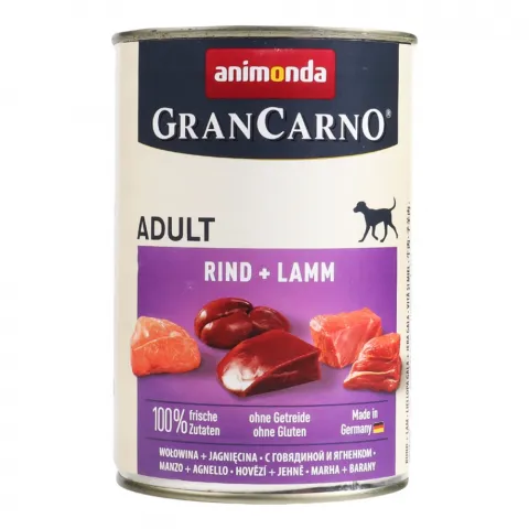 Корм д/собак Animonda 400 г GranCarno з яловичиною та ягням
