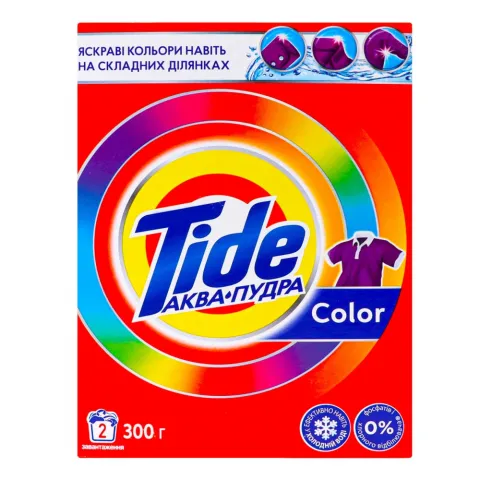 Порошок Tide 300/450 г автомат Аква-Пудра Колор