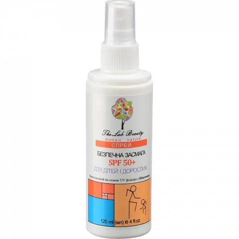 Спрей The Lab Beauty 120 мл Безпечна засмага SPF 50+  д/дітей та дорослих