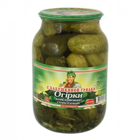 Конс Огірки з Бабусиної Грядки 850 г скл.