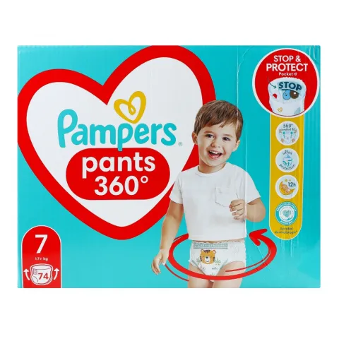 Підг.-трусики Pampers Pants 74 шт. Giant Plus Mega pack (17+ кг)