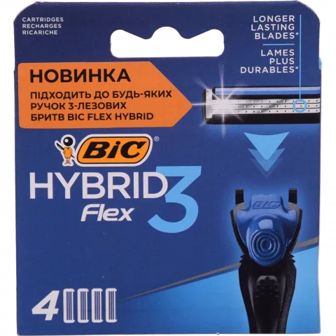 Картридж д/гоління BIC 4 шт. Flex 3 Hybrid