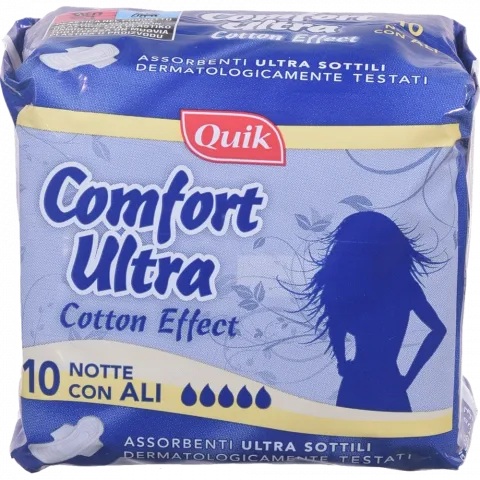Прокладки Quik 10 шт. Ultra Comfort нічні