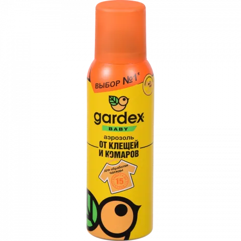 Аерозоль в/кліщів та комарів Gardex Baby 100 мл дитячий