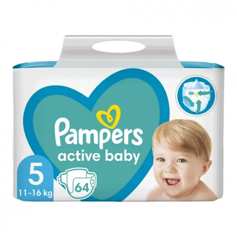 Підг. Pampers Active Baby 64 шт. Junior (11-16 кг)