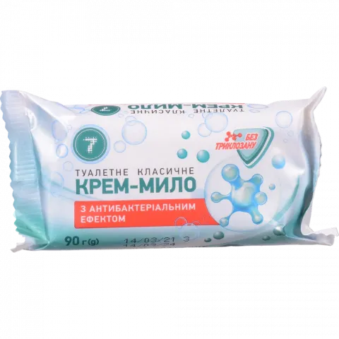 Крем-мило 7` 90 г з антибактеріальним ефектом`
