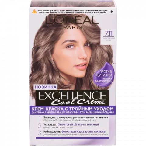 Фарба д/волосся L`Oreal Excellence Cool Creme 7.11