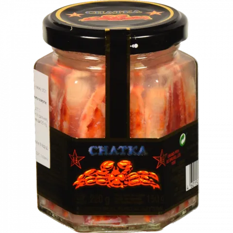 Конс Chatka 220 г м`ясо королівського краба (фаланги) (100) скло (Іспанія) И733