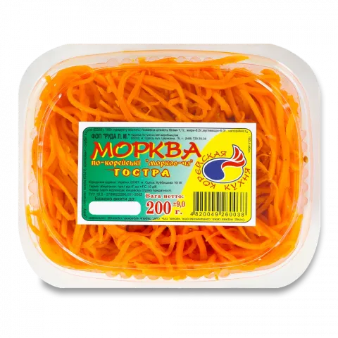 Морква 200 г по-корейськи гостра (Р)