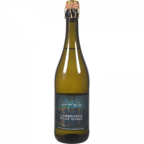 Вино ігристе Cantine del Re Ламбруско IGT 0,75 л біле 8 (Італія)