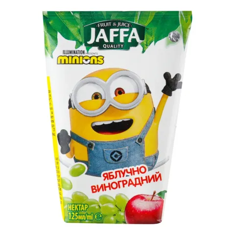 Нектар Джаффа Minions 0,125 л Виноград-яблуко