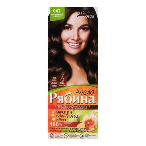 Фарба д/волосся Avena 042 каштановий