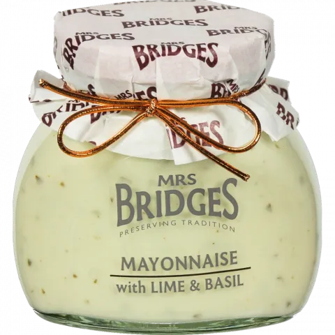Майонез Mrs Bridges 180 г з лимоном та базиліком