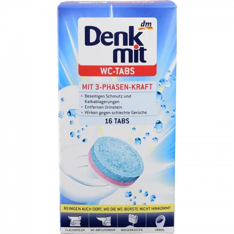 Таблетки Denkmit 16 шт. д/унітазу