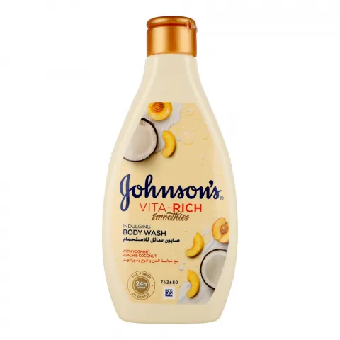 Гель д/душу Johnson`s Body Care Vita-Rich 250 мл Релаксний з йогуртом, кокосом і екстрактом персика