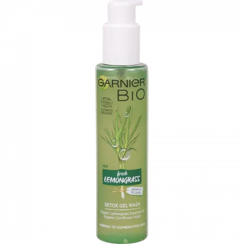 Гель-детокс д/вмивання Garnier 150 мл BIO з екстрактом лемонграсу д/норм. та комб. шкіри