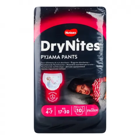 Трусики нічн. Huggies DryNites д/дівч. 10 шт. 4-7 років
