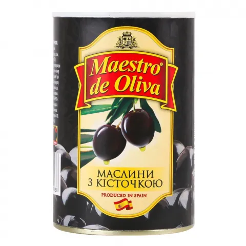 Маслини Маестро 420 г з/б з/к