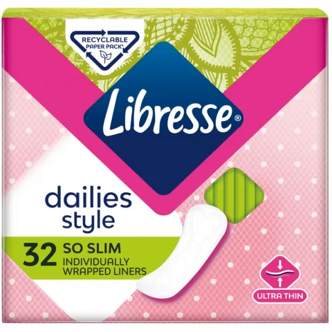 Прокладки щоден. Libresse 32 шт. Daily Fresh Normal