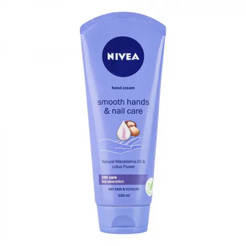 Крем д/рук Nivea 100 мл Гладенькі руки та догляд за нігтями