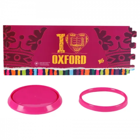 Стакан д/письмового приладдя розбірний Oxford рожевий 470388