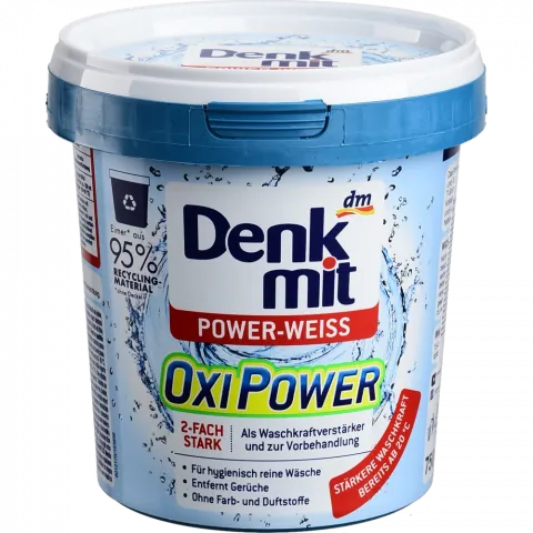 Плямовивідник Denkmit Oxi Power 750 г д/білих речей