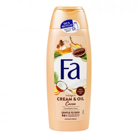 Гель д/душу Fa 250 мл Cream and Oil з олією кокоса та ароматом олії какао