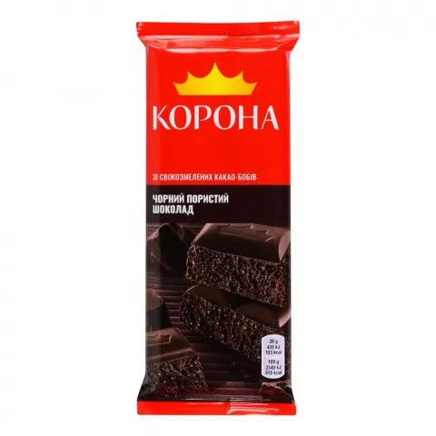 Шок Корона 80 г чорн. пористий