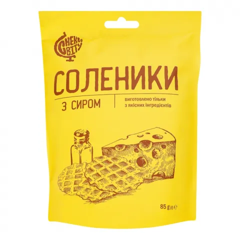 Снек Снеки Світу 85 г Соленики з сиром