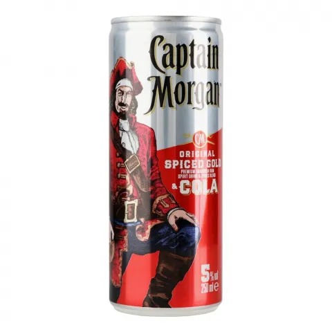 Напій алк. Ром Кептен Морган 0,25 л з/б Rum-Cola