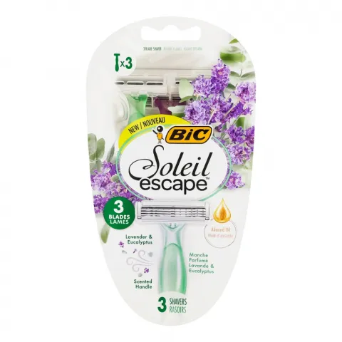 Станок д/гоління BIC 3 шт. Soleil Escape лаванда 3 леза