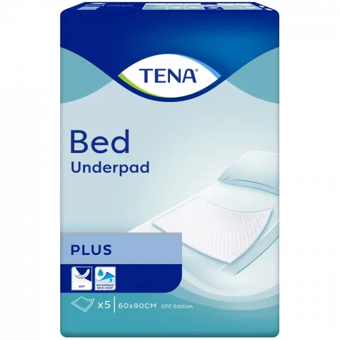 Пелюшки Tena 5 шт. Bed Plus 60х90 см