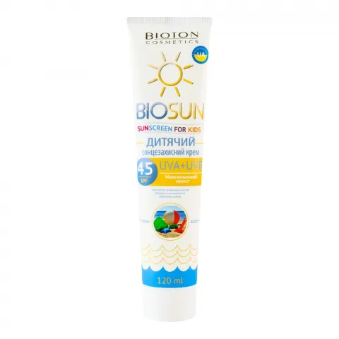 Крем д/засмаги Biosun 120 мл дит. сонцезахисний SPF 45