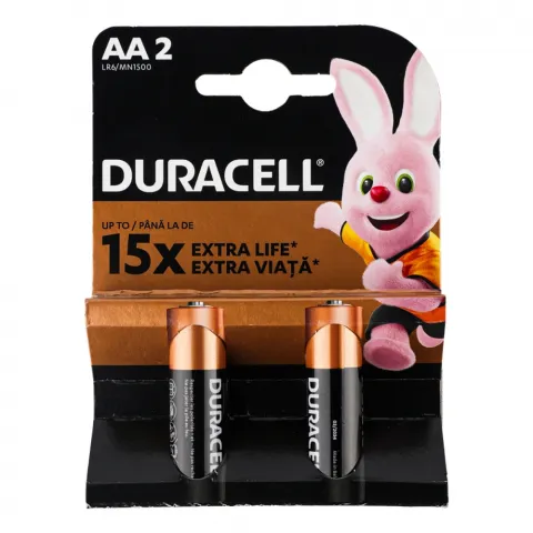 Бат Duracell LR6 AA 2 шт.
