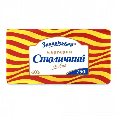Маргарин Запорізький 250 г 60 Столичний Особливий