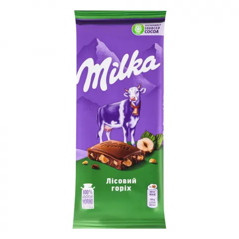 Шок Мілка 90 г Горіх