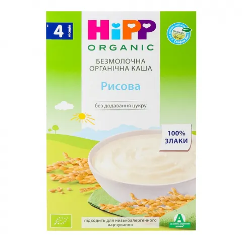 Каша Hipp Біо 200 г Рисовий відвар 2769/30402