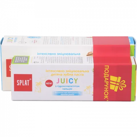 Набір Зуб. паста Splat Juicy Морозиво 80 г+Тутті-Фрутті 35 мл