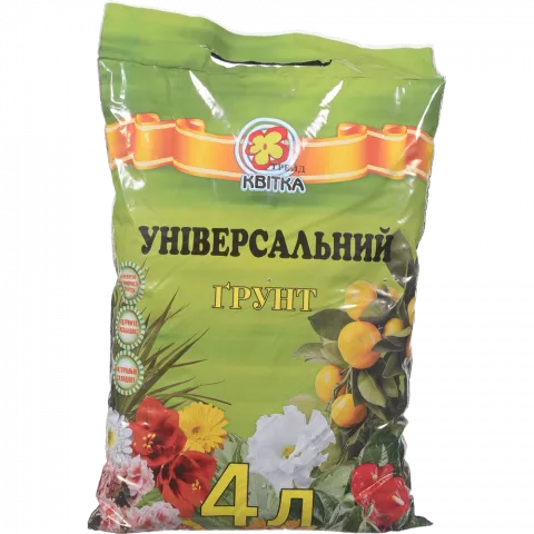 Ґрунтосуміш КвіткаТрейд 4 л Універсальна
