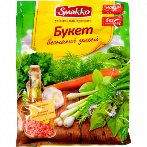 Приправа Smakko 25 г Букет весняної зелені