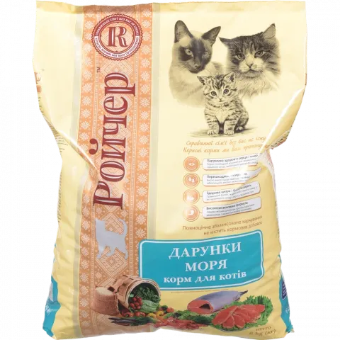 Корм д/котів Ройчер 6 кг сух. Дарунки моря