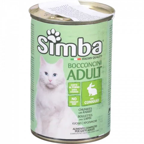 Корм д/котів Monge Simba 415 г кролик
