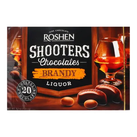 Цукерки Рошен Shooters 150 г з бренді-лікером