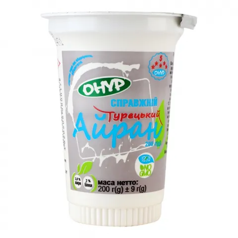 Айран Онур 200 г стак. Турецкий